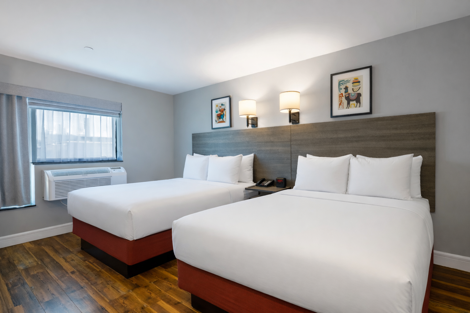 Two beds