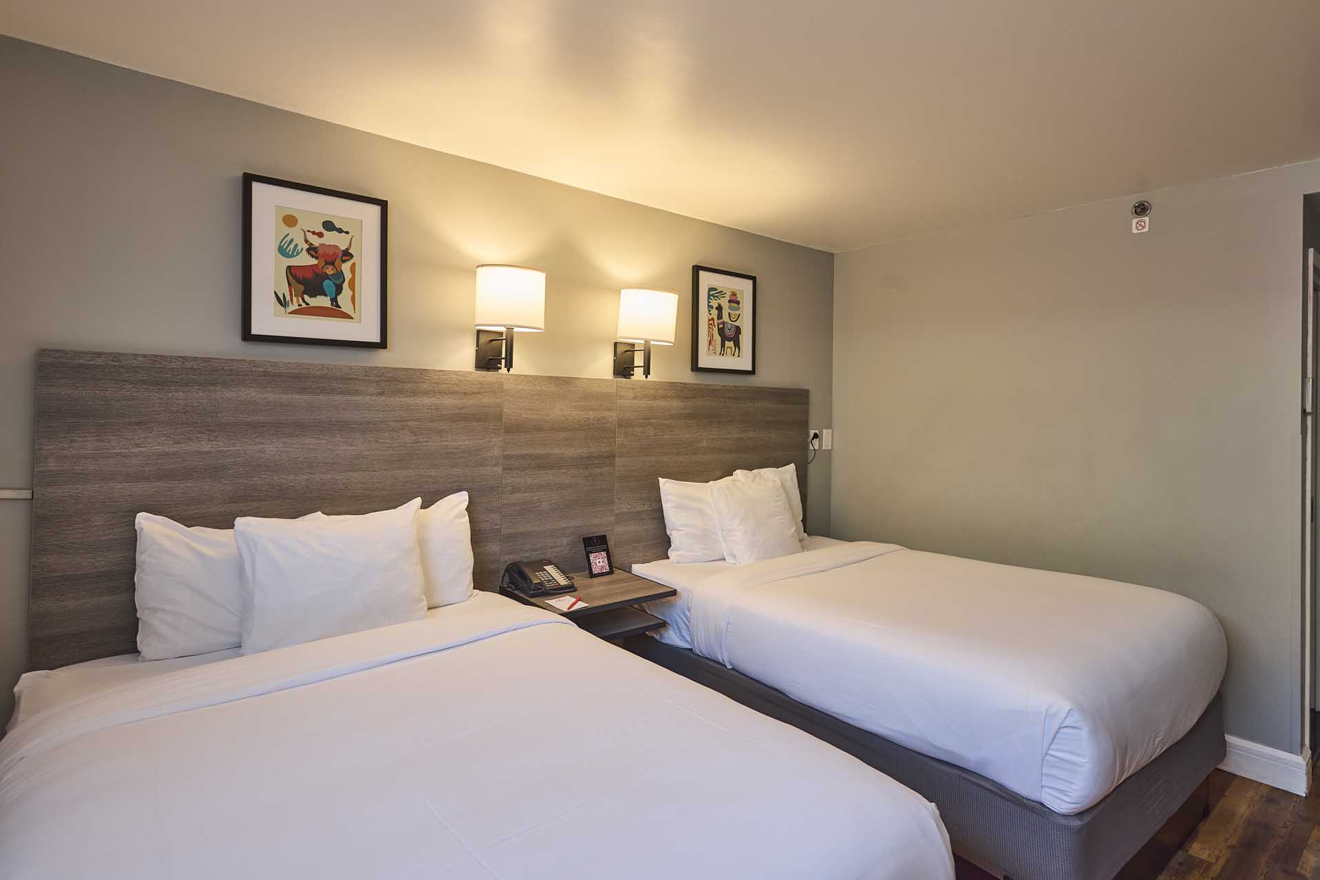 two beds
