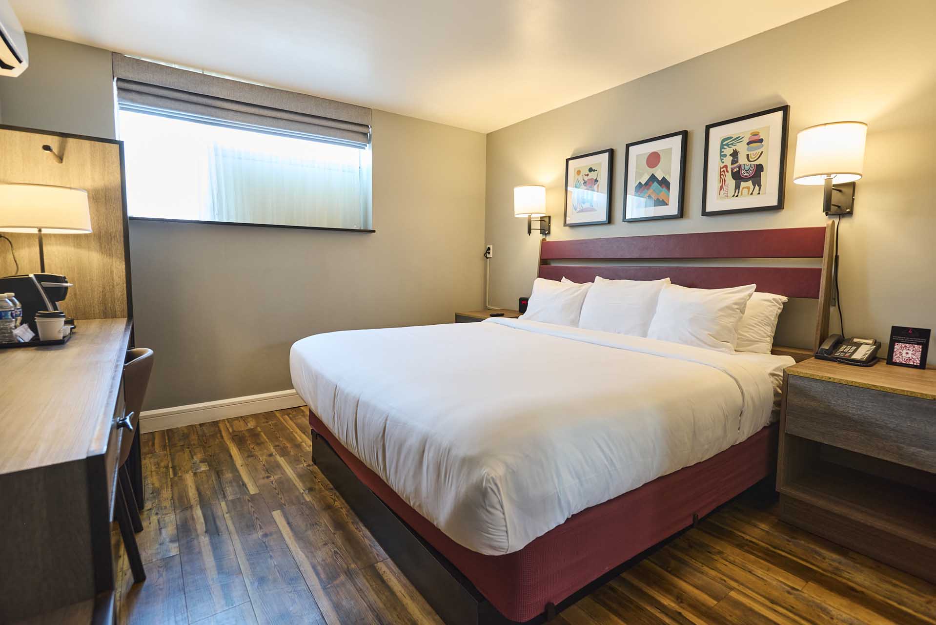 side angle of room